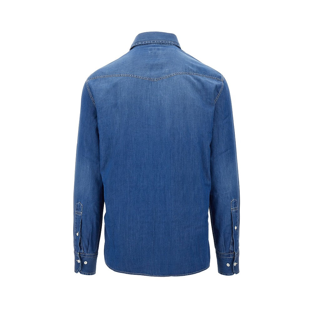 Brunello Cucinelli Easy Fit denim shirt
