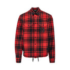 Dsquared2 Nylon and flannel hybrid overshirt