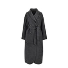 Emporio Armani Reversible double-breasted coat with belt