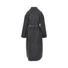 Emporio Armani Reversible double-breasted coat with belt