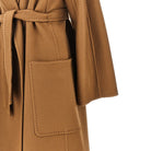 Max Mara Oversized cashmere coat with belt
