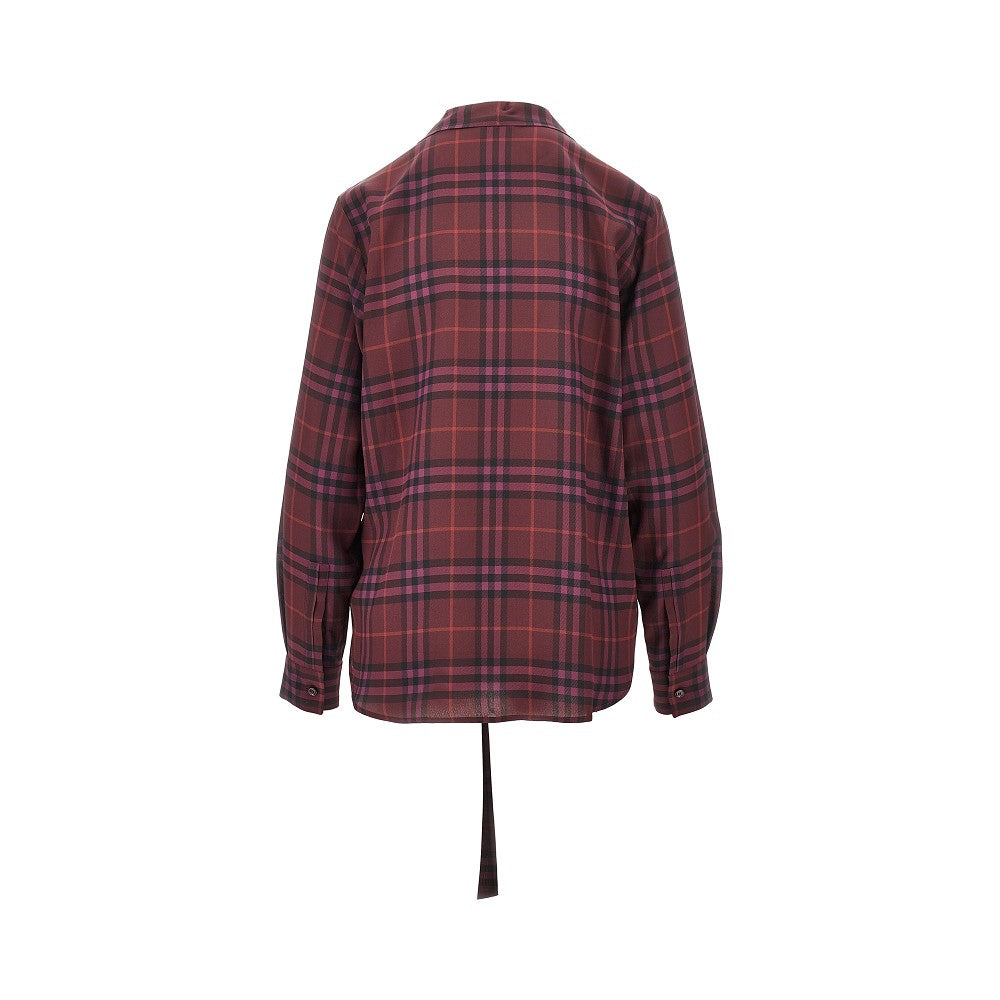 Burberry Check silk shirt