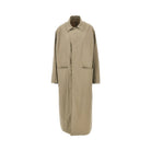 Gucci Delavé nylon long trench coat