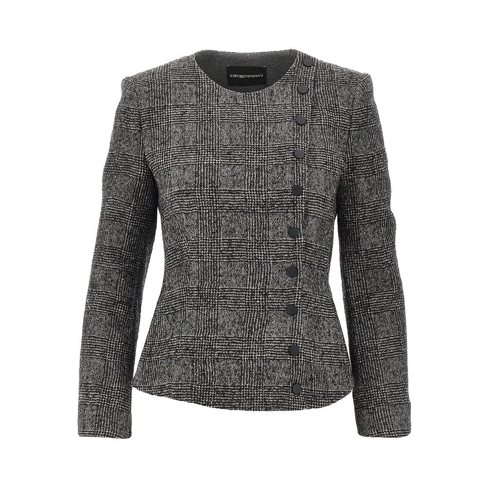 Emporio Armani Prince of Wales wool jacket