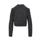 Emporio Armani Sequinned denim short jacket