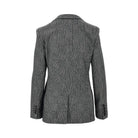 Emporio Armani Wool-blend single-breasted flannel jacket