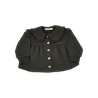 Marni French terry jacket with ruffled collar