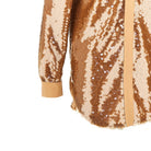Alberta Ferretti Sequinned oversized shirt
