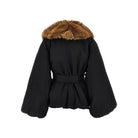 Rotate Faux fur collar twill jacket