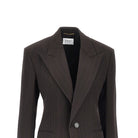 Saint Laurent Pinstriped wool single-breasted jacket