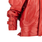 Balenciaga Rounded shoulders leather jacket