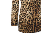 Dolce & Gabbana Double-breasted jacket with animal print