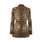 Dolce & Gabbana Double-breasted jacket with animal print