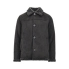Herno Suede and shearling effect jacket