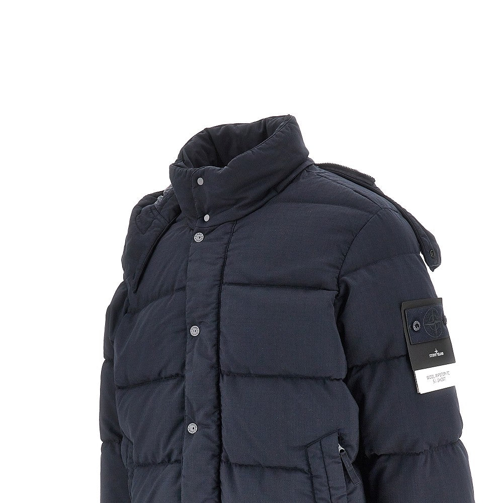 Stone Island Wool Ripstop-TC_S.I. Ghost padded jacket