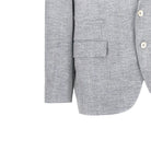 Brunello Cucinelli Chevron fabric single-breasted jacket
