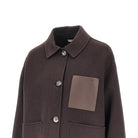 Loewe Wool and cashmere jacket with leather pocket