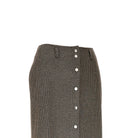 Emporio Armani Knitted midi skirt
