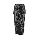 Rotate Sequinned midi skirt