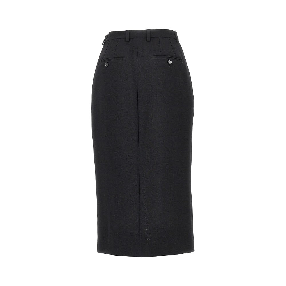 Dolce & Gabbana Grain de poudre wool skirt