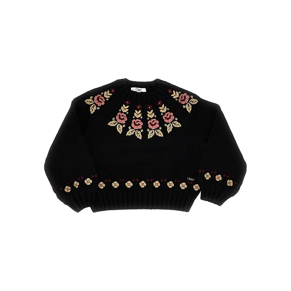 Chloé Floral embroidery sweater