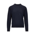 Emporio Armani Virgin wool sweater with Eagle embroidery
