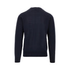 Emporio Armani Virgin wool sweater with Eagle embroidery