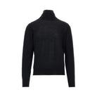 Emporio Armani Virgin wool turtleneck with Eagle embroidery