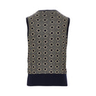 Emporio Armani Cashmere and wool vest with diamonds motif