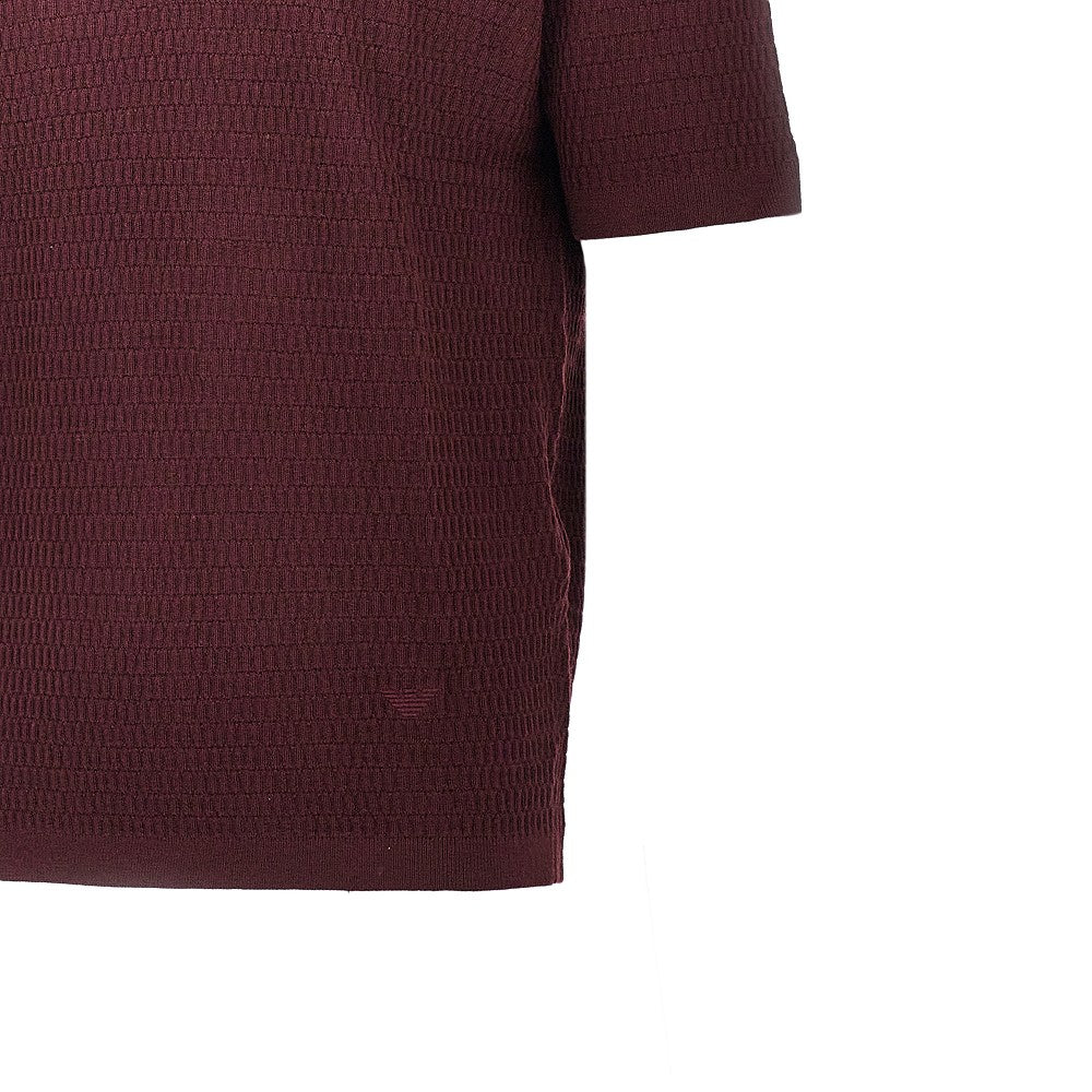 Emporio Armani Virgin wool knitted T-shirt