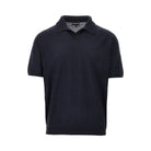 Emporio Armani Virgin wool and silk polo shirt