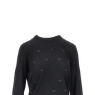 Emporio Armani Strass Eagle motif wool sweater