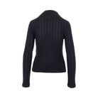 Emporio Armani Striped jacquard jersey top