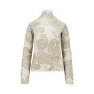 Emporio Armani Knitted sweater with Paisley print