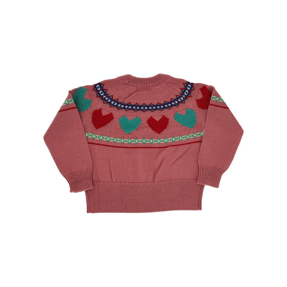 Marni Hearts motif wool-blend sweater