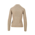 Max Mara Cashmere and silk-blend knitted polo shirt