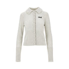 Chloé Guipure collar wool cardigan