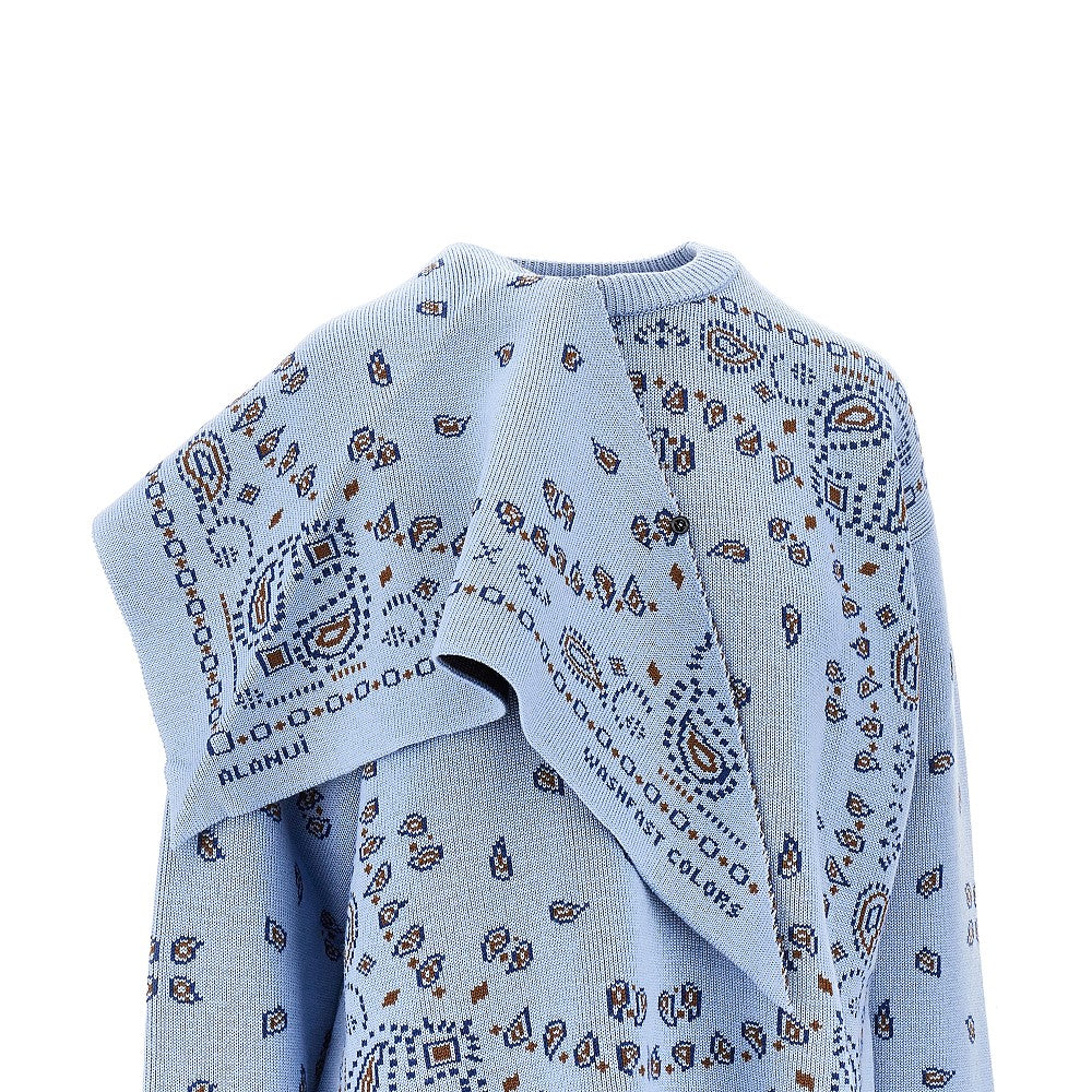Alanui Sweater with Bandana jacquard motif