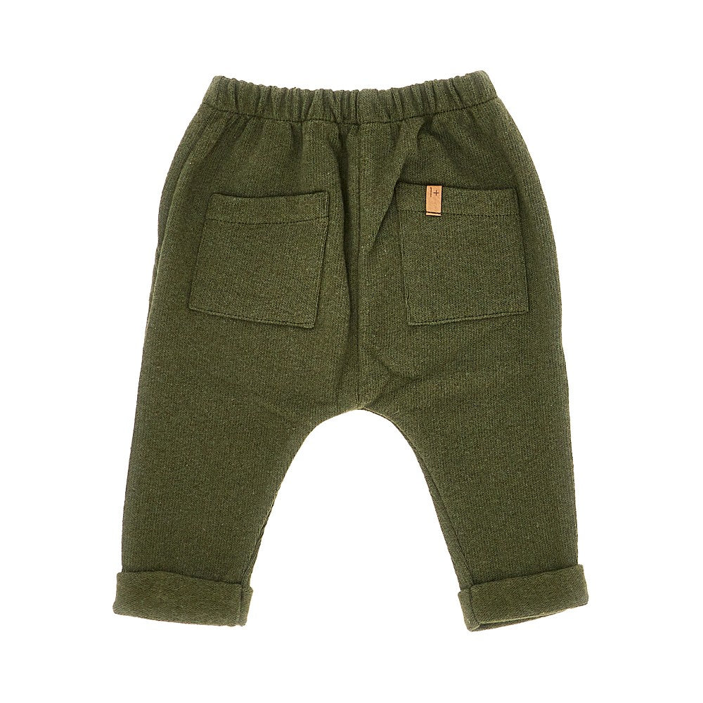 1 + in the Family Cotton-blend knitted pants