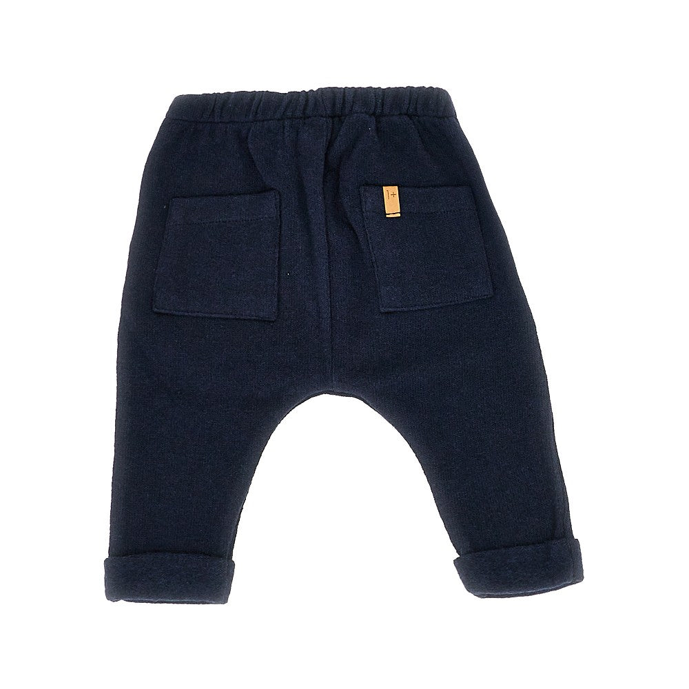 1 + in the Family Cotton-blend knitted pants