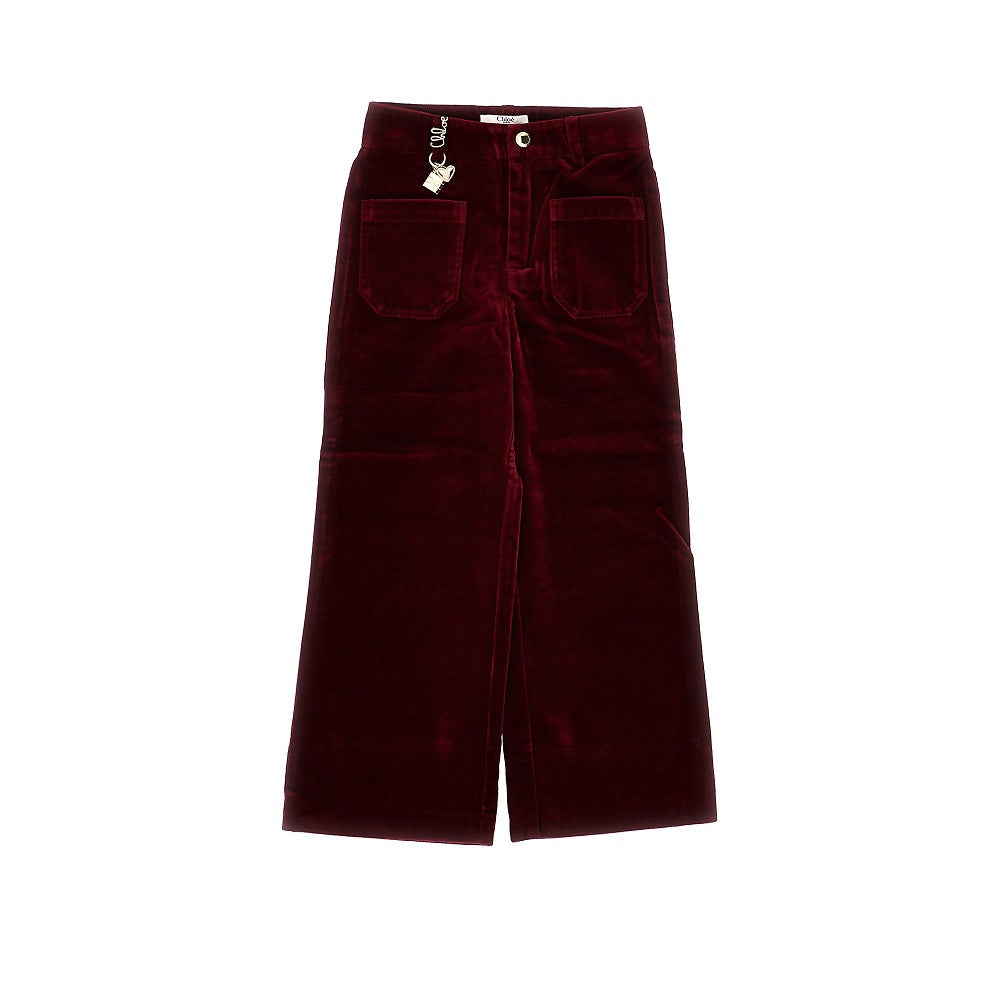 Chloé Velvet pants with charms