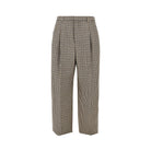 Emporio Armani Check tweed pleated pants