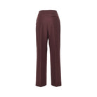 Alberta Ferretti Wool-blend tailored cigarette pants