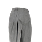 Alberta Ferretti Pinstriped wide pants with darts
