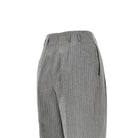 Alberta Ferretti Pinstriped wide pants with darts