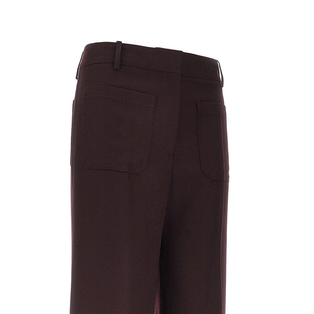 Victoria Beckham 'Alina' wool flannel pants
