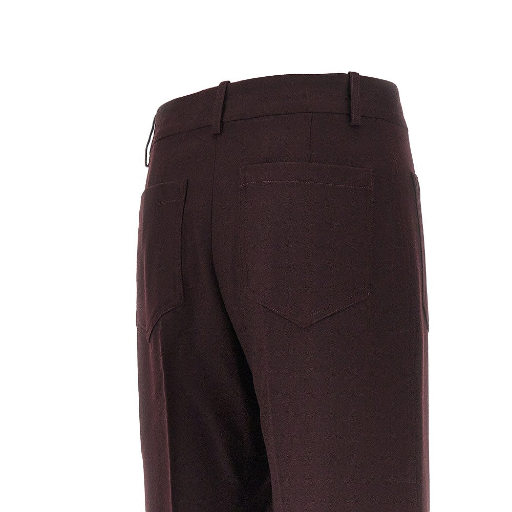 Victoria Beckham 'Alina' wool flannel pants