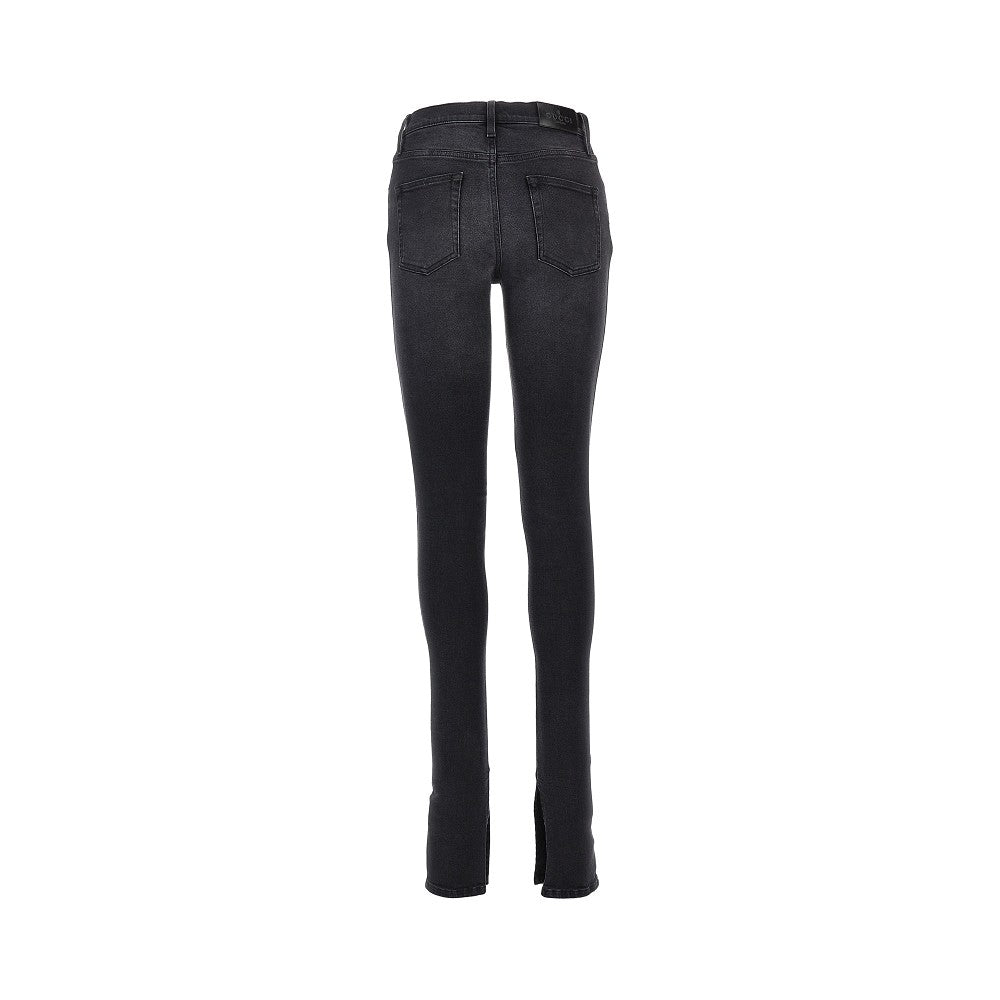 Gucci Délavé cotton denim skinny jeans