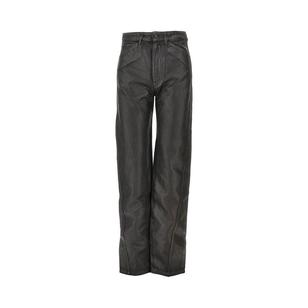 Lemaire Coated denim Twisted pants