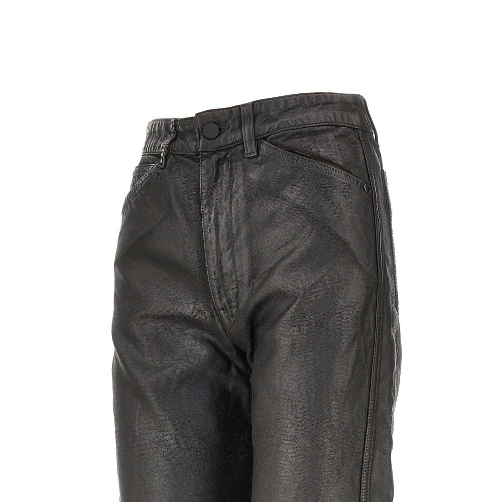 Lemaire Coated denim Twisted pants